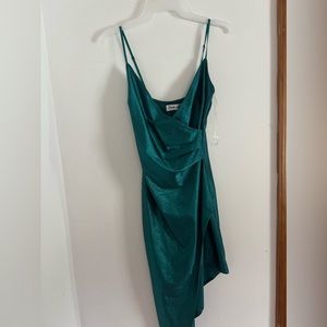 Green Sparkly Homecoming Dress